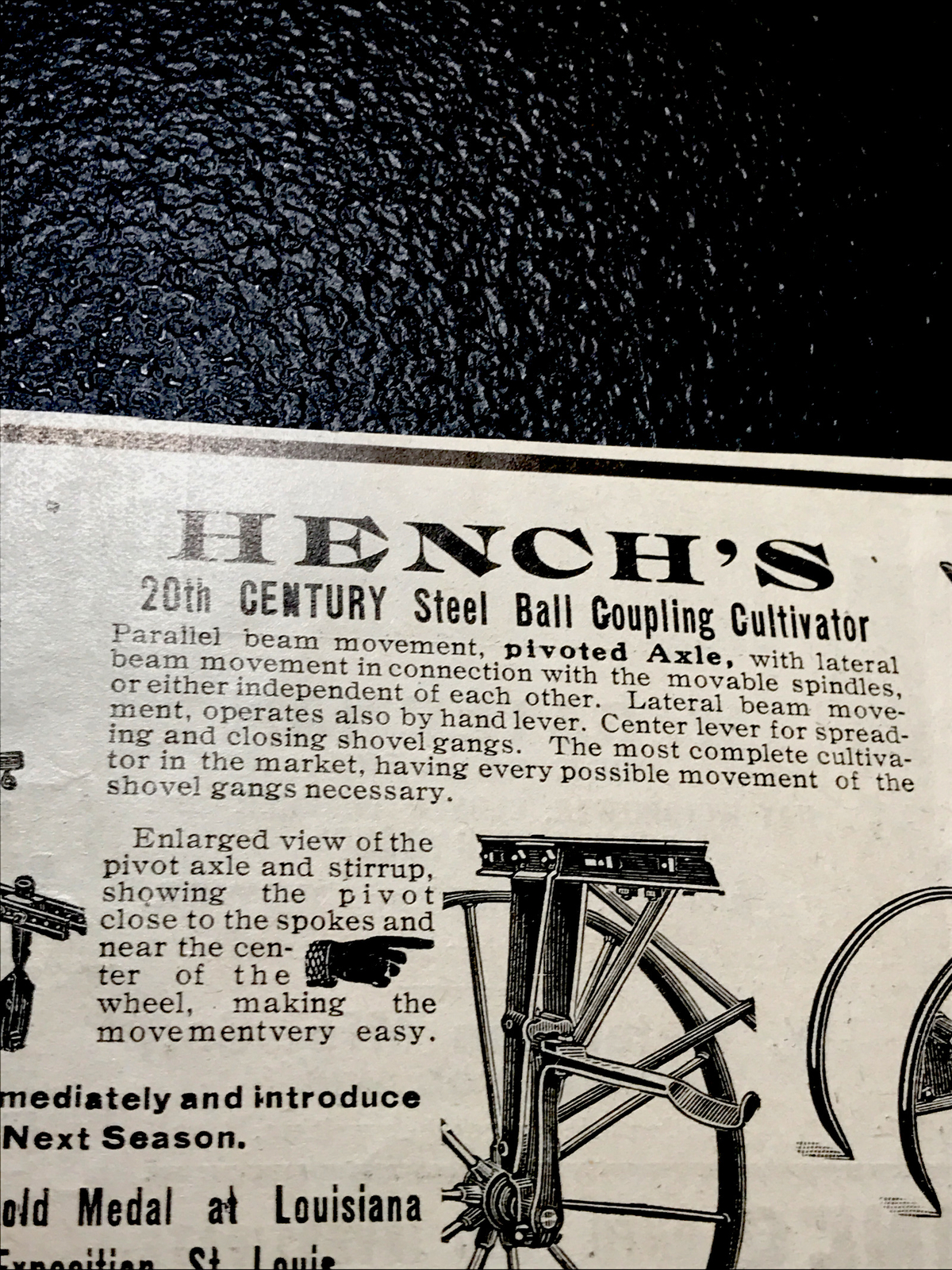 1907 Hench & Dromgold Farm Advertising – York – Pennsylvania