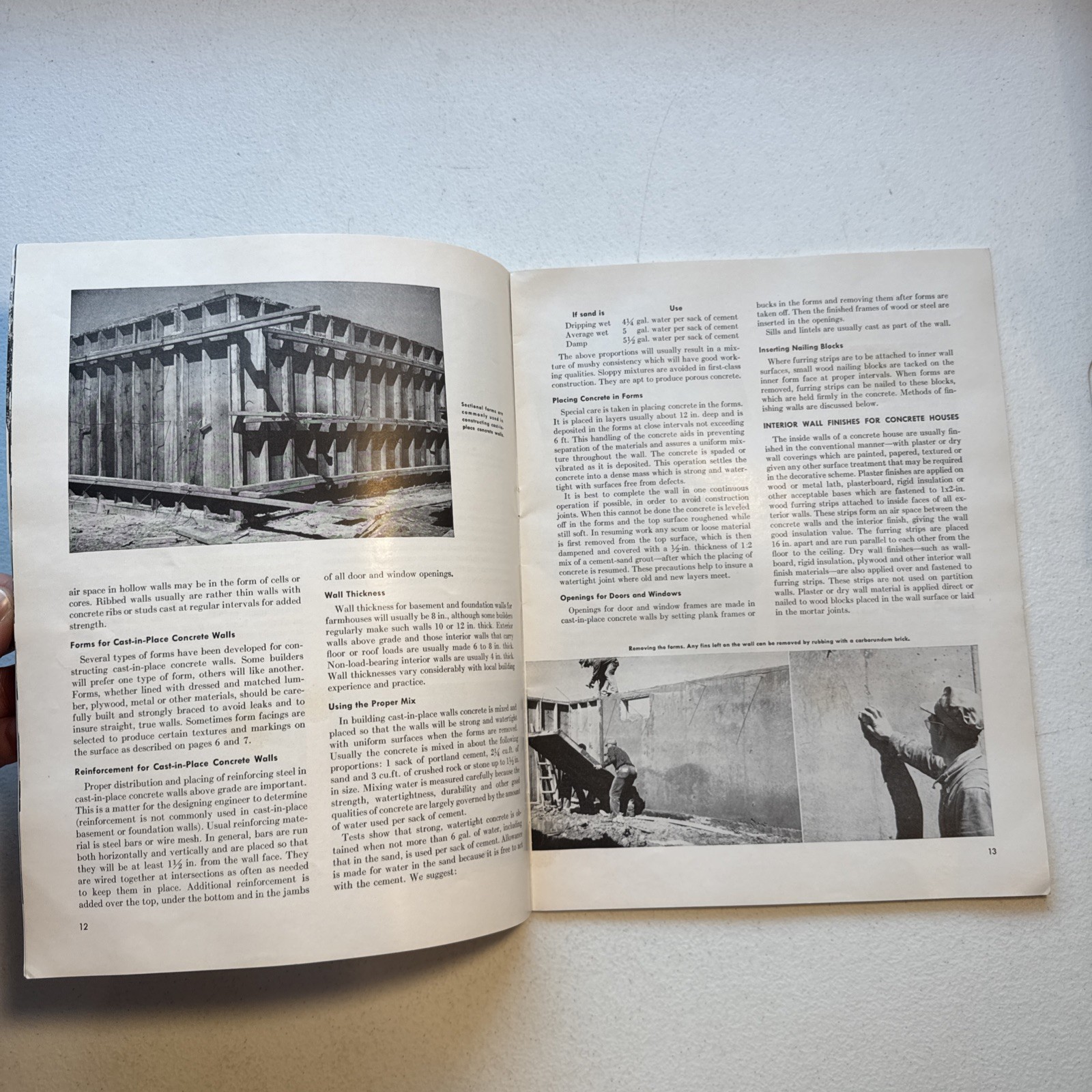 Vintage 1947 Portland Cement Association Building Better Farm Houses Booklet