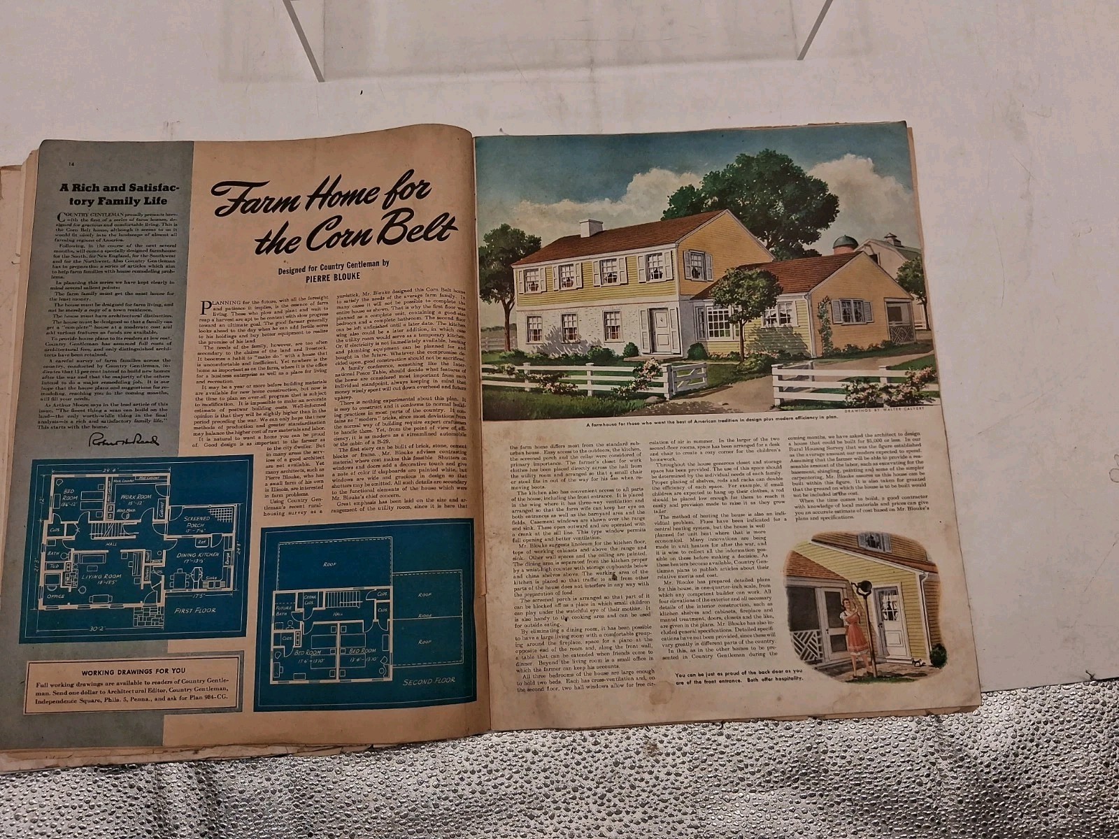 Vtg Capper&rsquo;s Farmer July 1951 Cattle Agriculture 1945 Country Gentleman Damaged