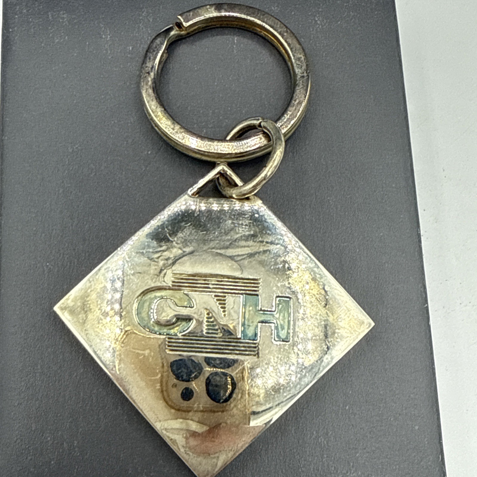 RARE CNH Capital CASE 5th Anniversary Silver Metal Promo Keychain in Box