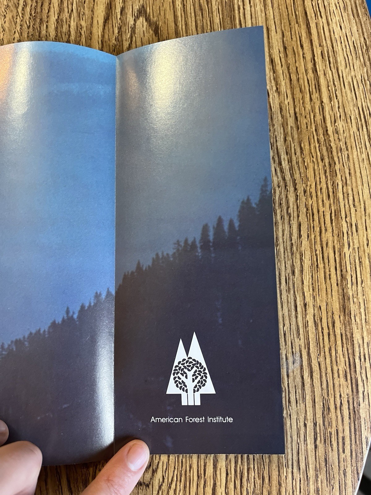 1970s American Forest Institute Vintage Brochure Forest Industry Management