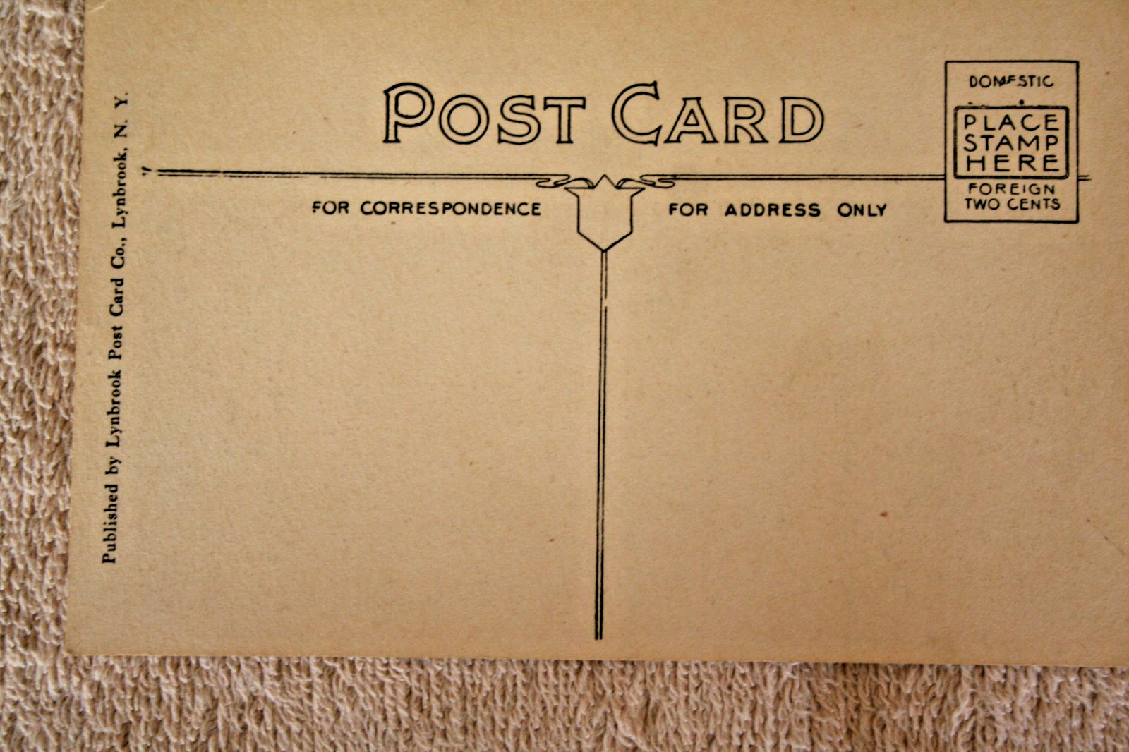 REED TRACTOR ADVERTISING POSTCARD 1916