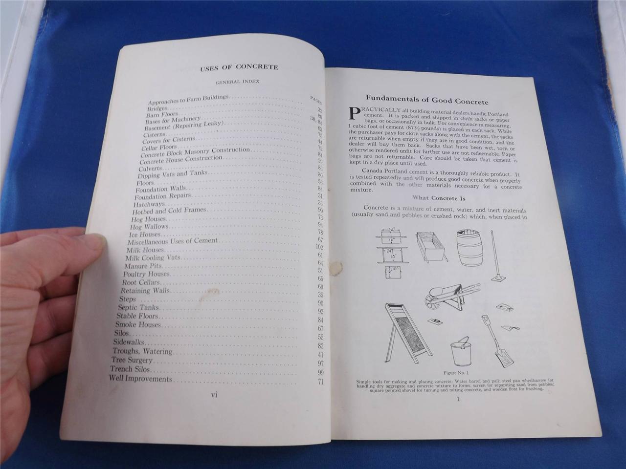 WHAT THE FARMER CAN DO WITH CONCRETE BOOK CANADA PORTLAND CEMENT CO. MONTREAL