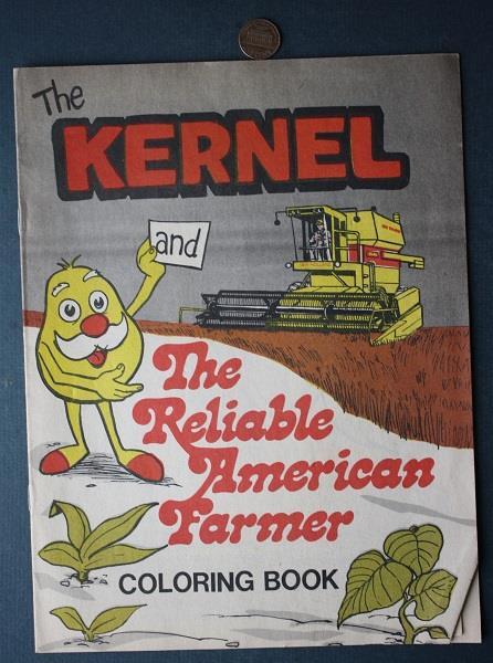 1985 Sperry New Holland Reliable American Farmer Kernel Mascot Coloring Book +++