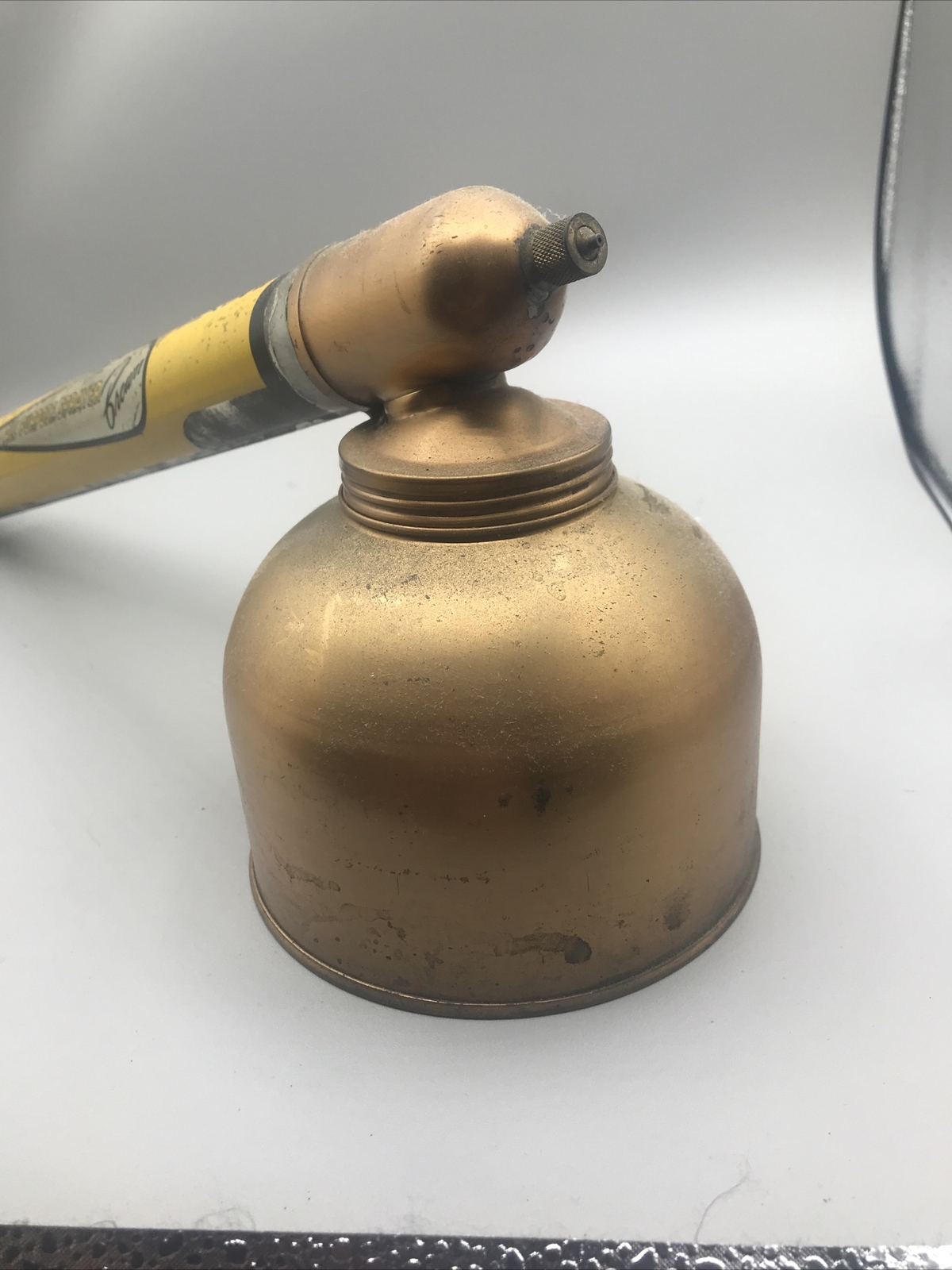 Antique Brown’s All Purpose Sprayer Copper Can Rare Excellent Working Condition