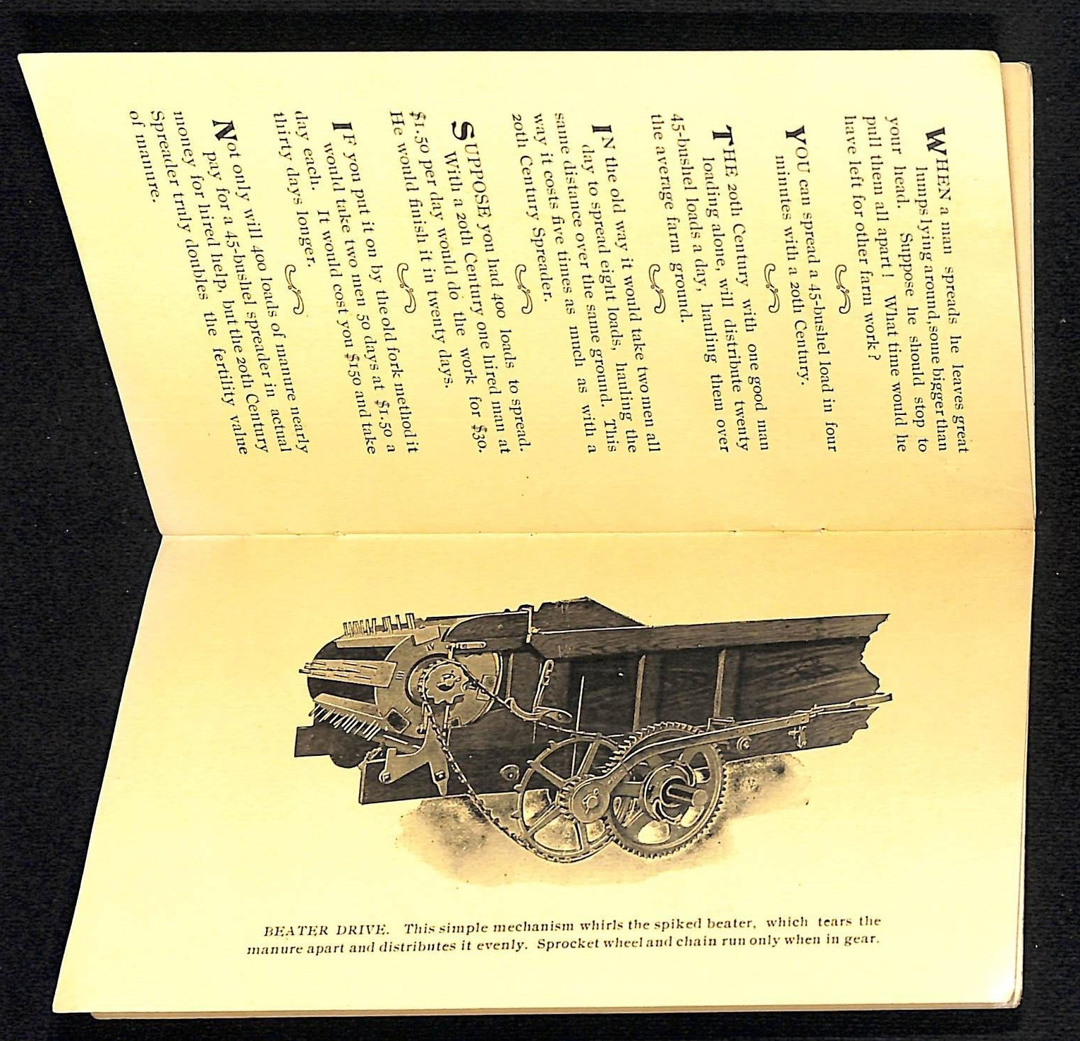 J.S. Kemp Mfg Co « ..Money in the Manure.. » Catalog / Brochure c1905-10 Scarce