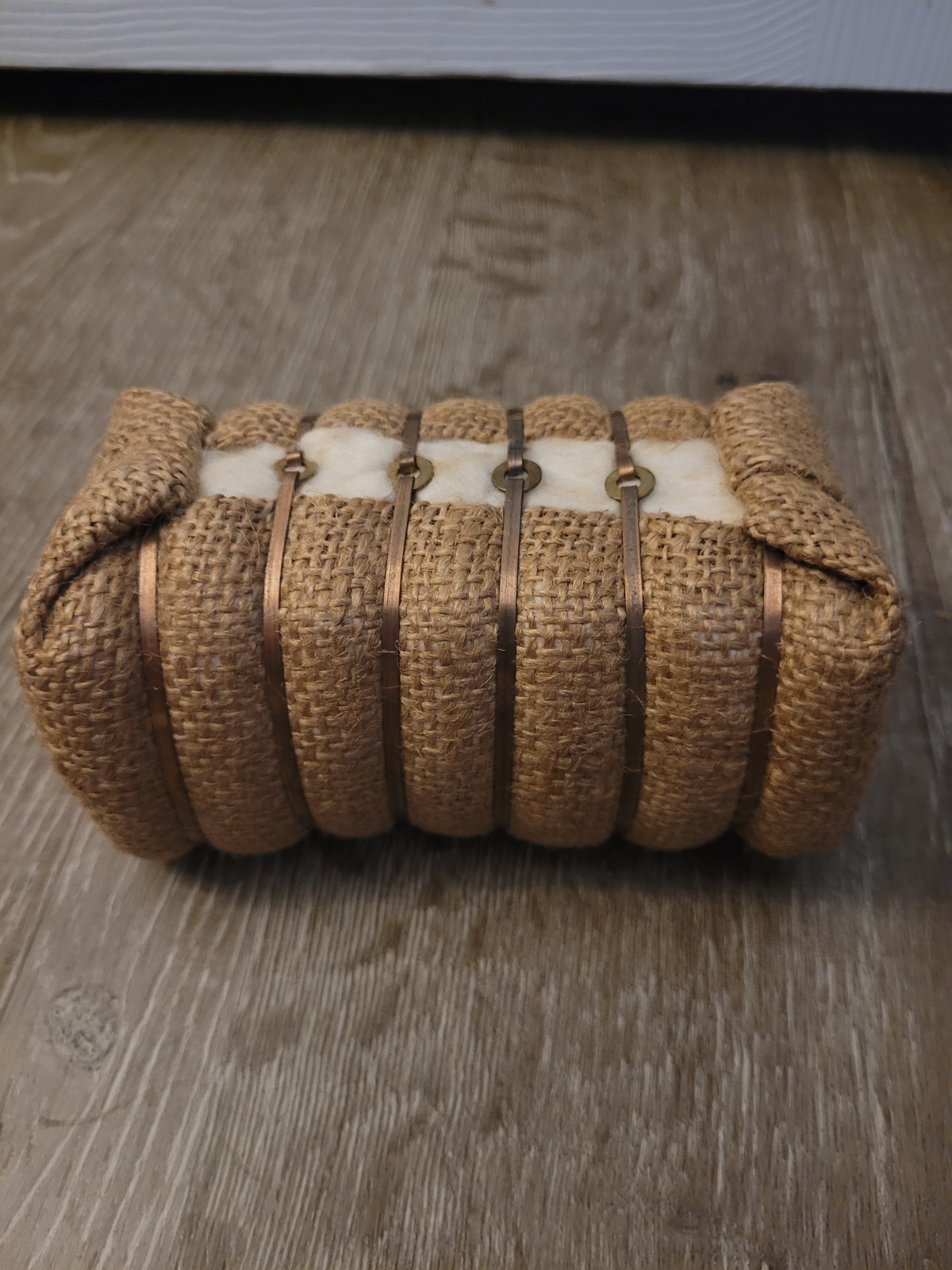 Vintage Miniature Cotton Bale Souvenir