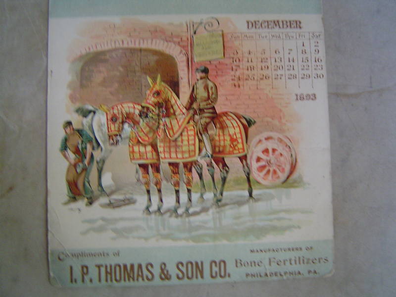1893 – I P Thomas, Philadelphia, Pa – Bone Fertilizers