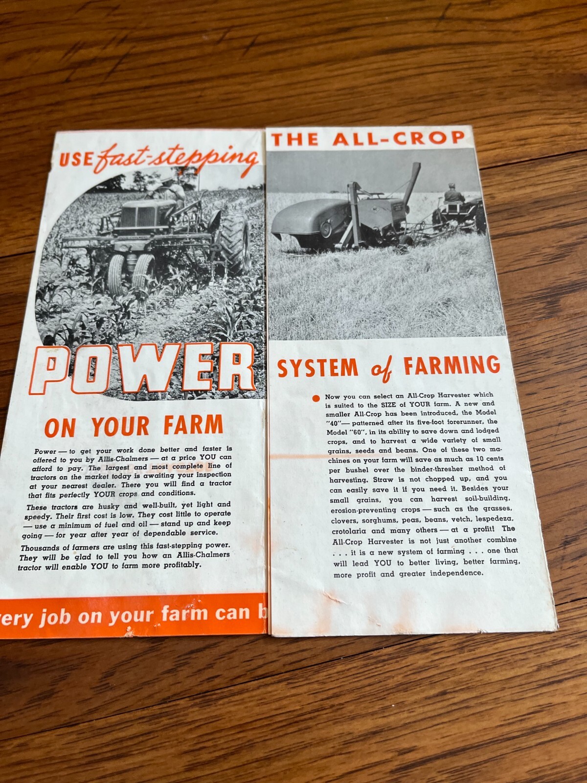 Allis Chalmers Buyers Guide Mailer Brochure DCPA18