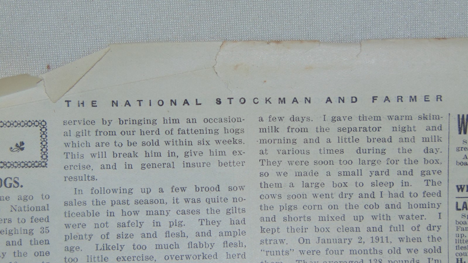 1911 Original INTERNATIONAL HARVESTER COMPANY AND OTHER ADVERTISING