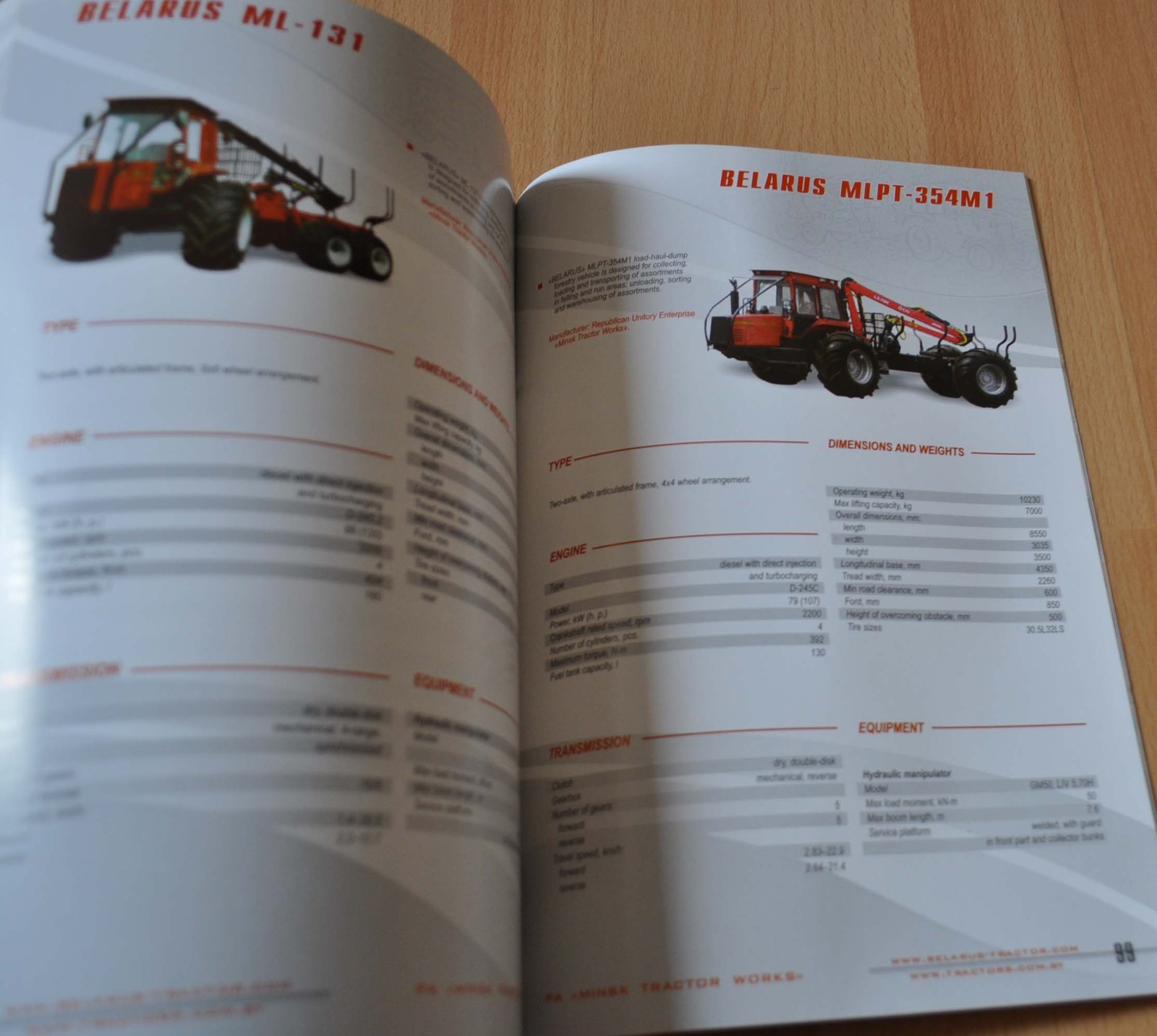 2011 MTZ Belarus Tractor Model Range Agricultural Machinery Brochure Prospekt EN