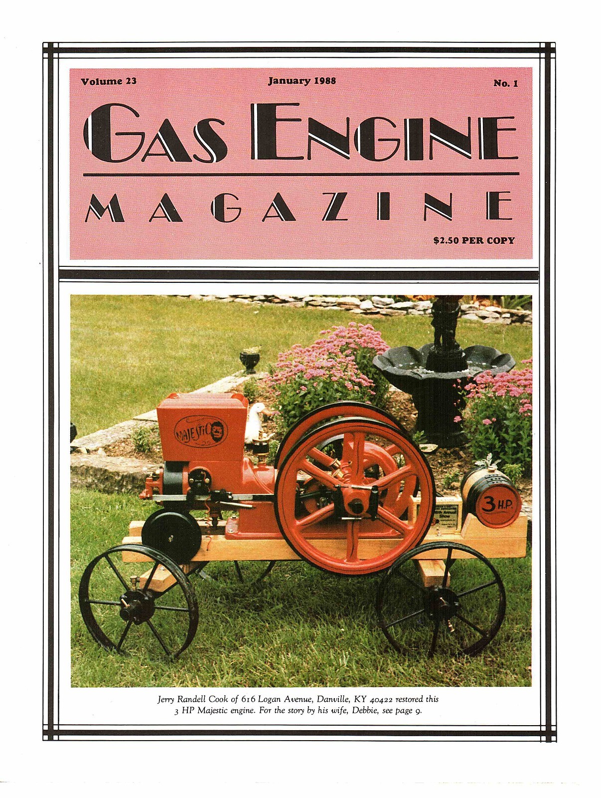 January 1988 Gas Engine magazine, 6-12 Maytag Tractor, Interstate