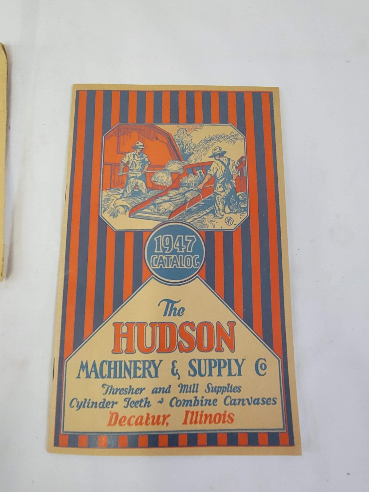 1947 Hudson FARM MACHINERY Thresher CATALOG Vintage Advertising DECATUR Illinois