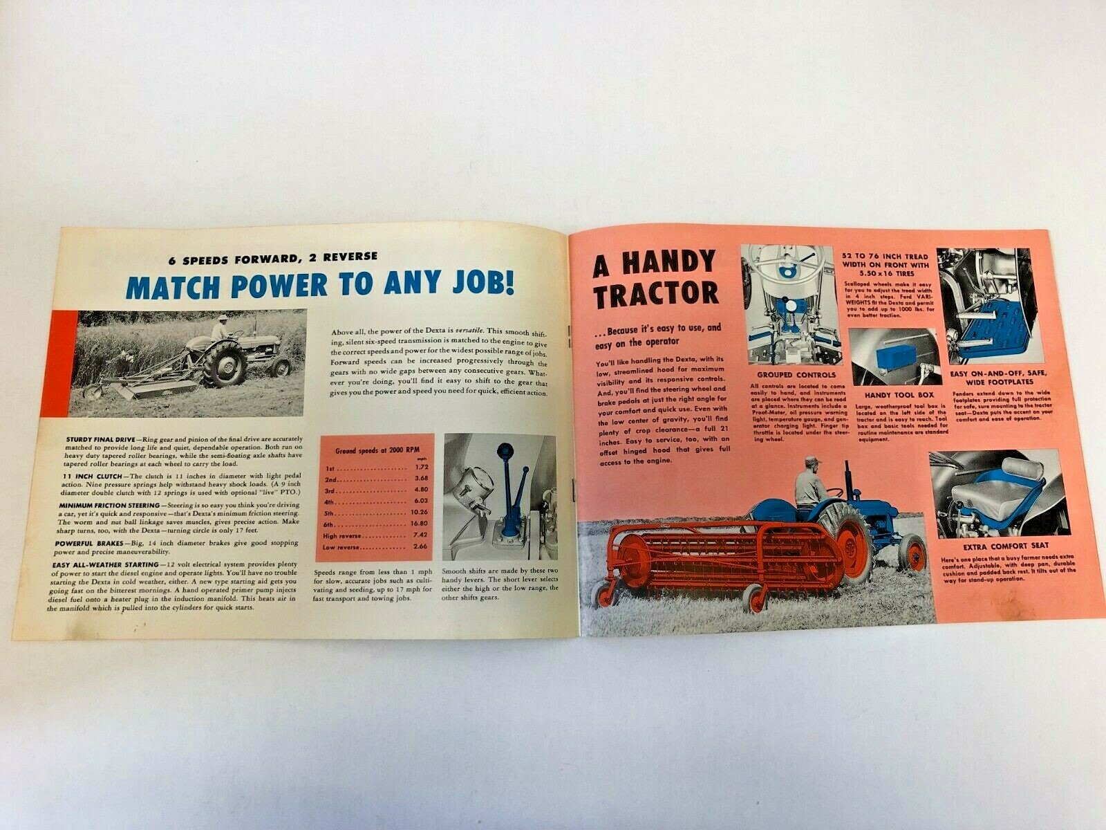 Fordson Dexta Super Dexta Super Dexta 2000 Brochures