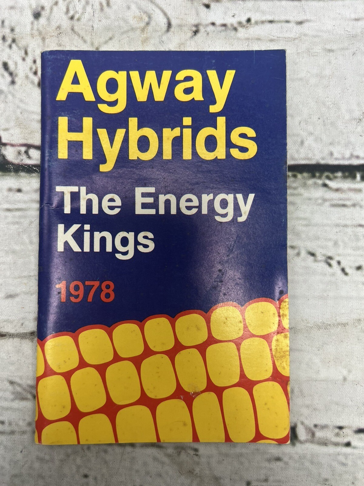 VTG 1978 Agway Hybrids « The Energy Kings » Mini Pocket Book Calendar Farm Guide
