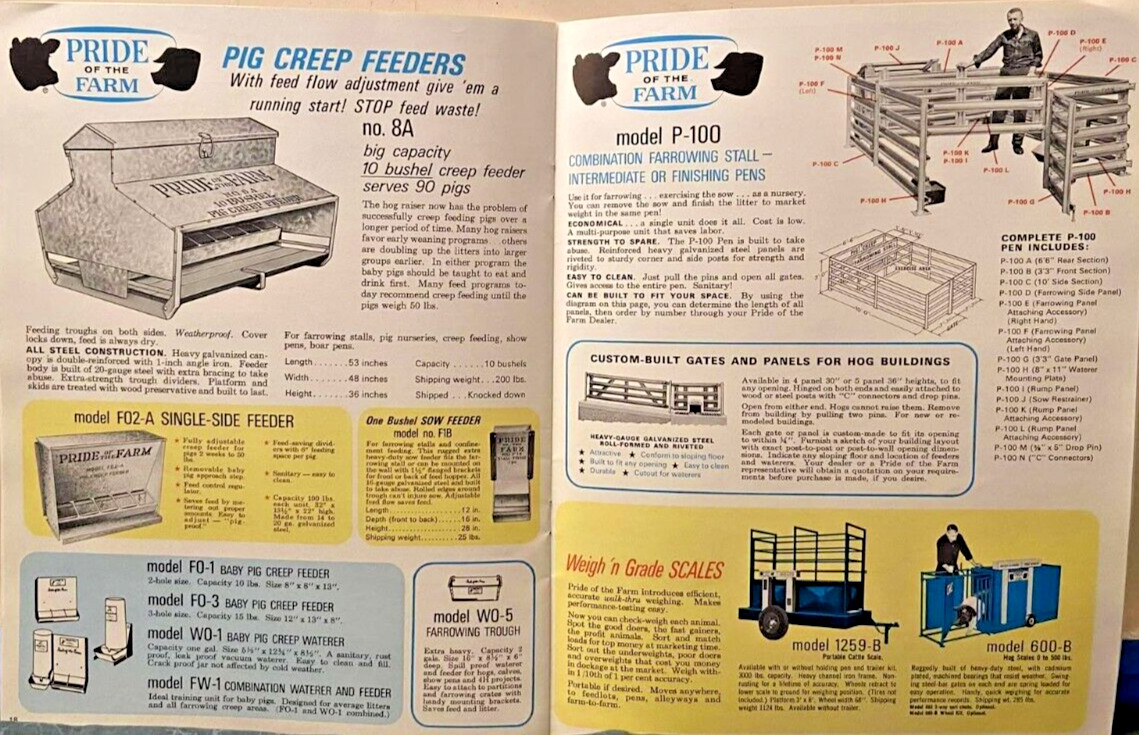 Pride Of The Farm Package Plan Livestock Feeding Power Systems Catalog Near Mint