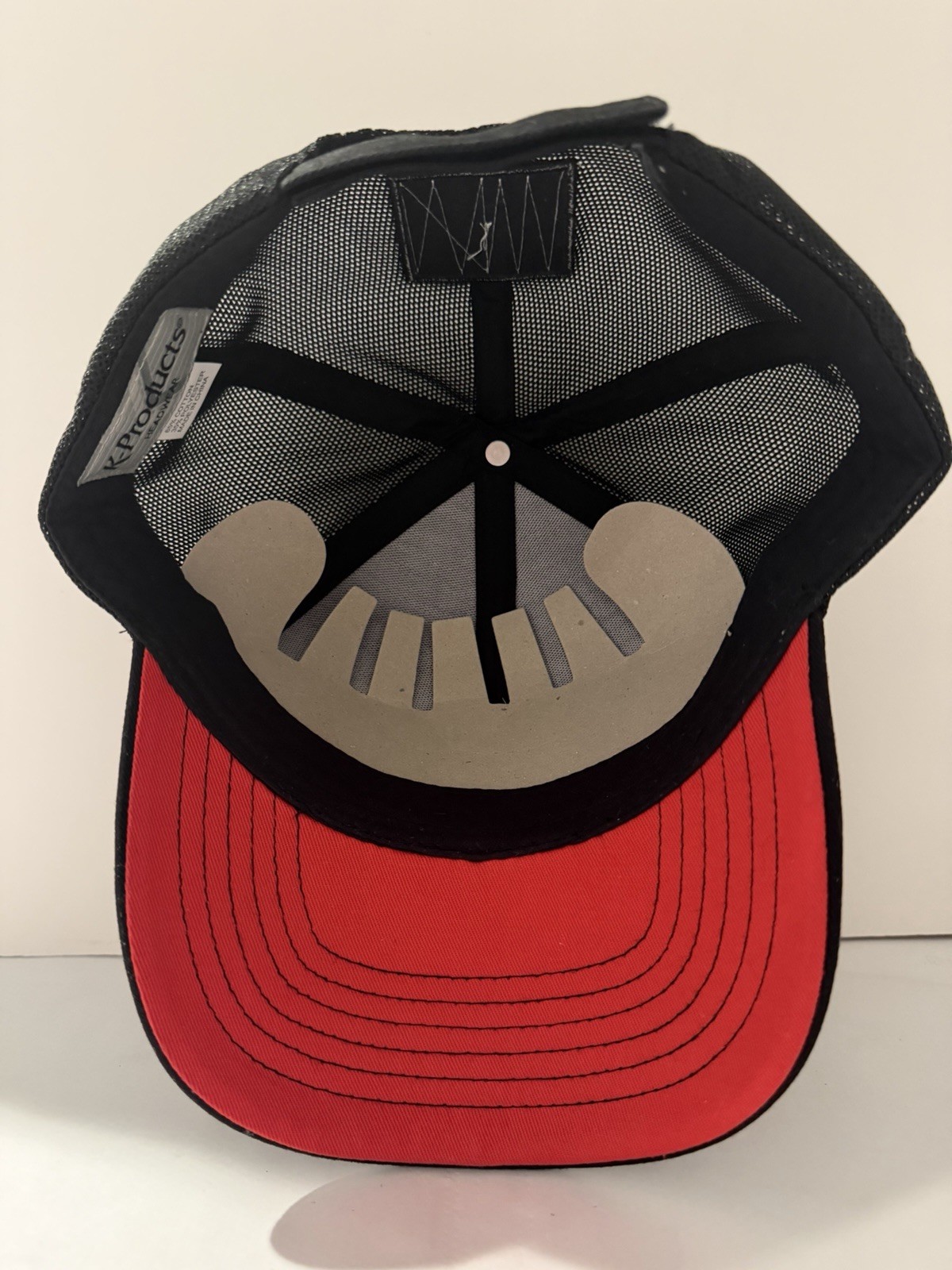 Tractor Supply Co. Veteran Snapback Trucker Hat Cap Black/Red Agriculture