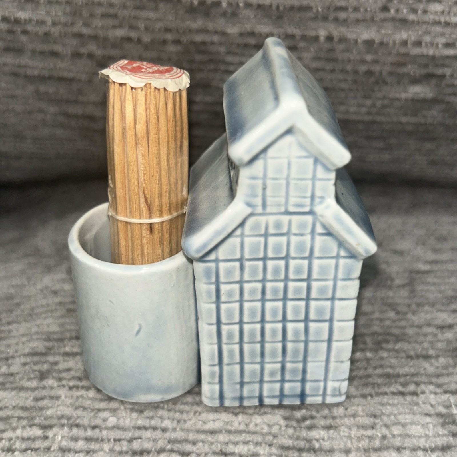 Vtg Farmers Elevator Company Of Alvarado MN – Toothpick Holder – Made In Japan