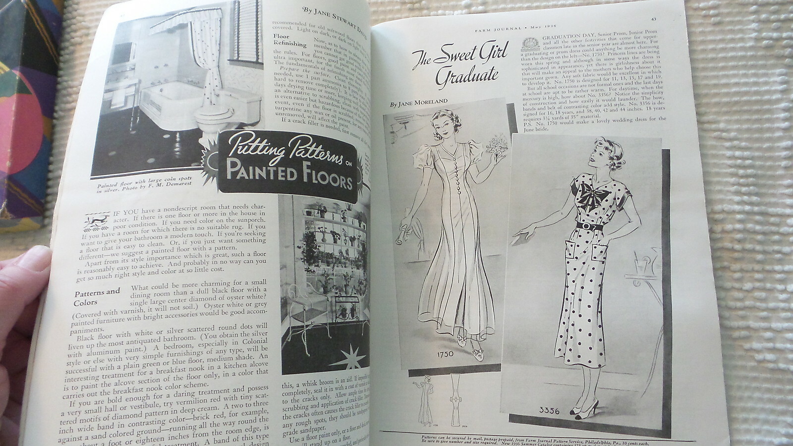 May 1936 FARM JOURNAL MAGAZINE Farm & Home