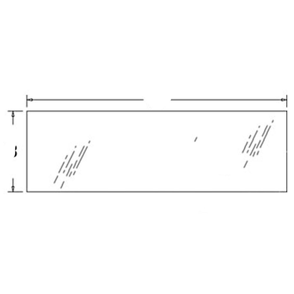 Cab Glass – Rear Lower Fits Kubota M4900 M5700 M6800 M8200 M9000 3A751-70550