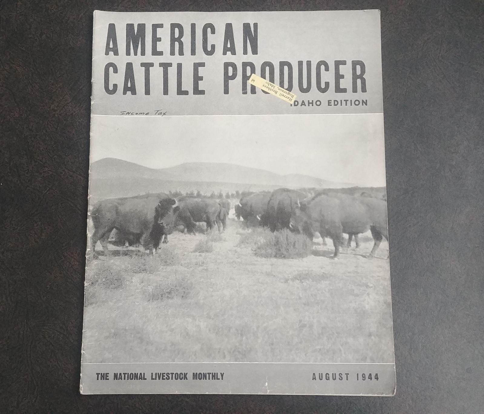 1944 American Cattle Producer [Lot of 4] Idaho Ed. – Livestock Monthly Vintage