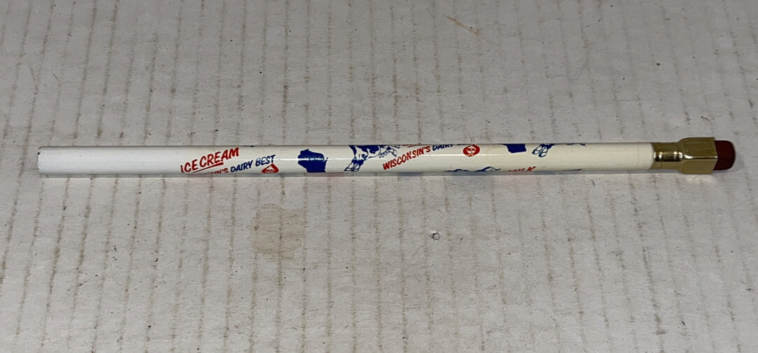 Vintage Pencils Milwaukee Milk Producers Wisconsin’s Dairy Best Lot of 2 Unused