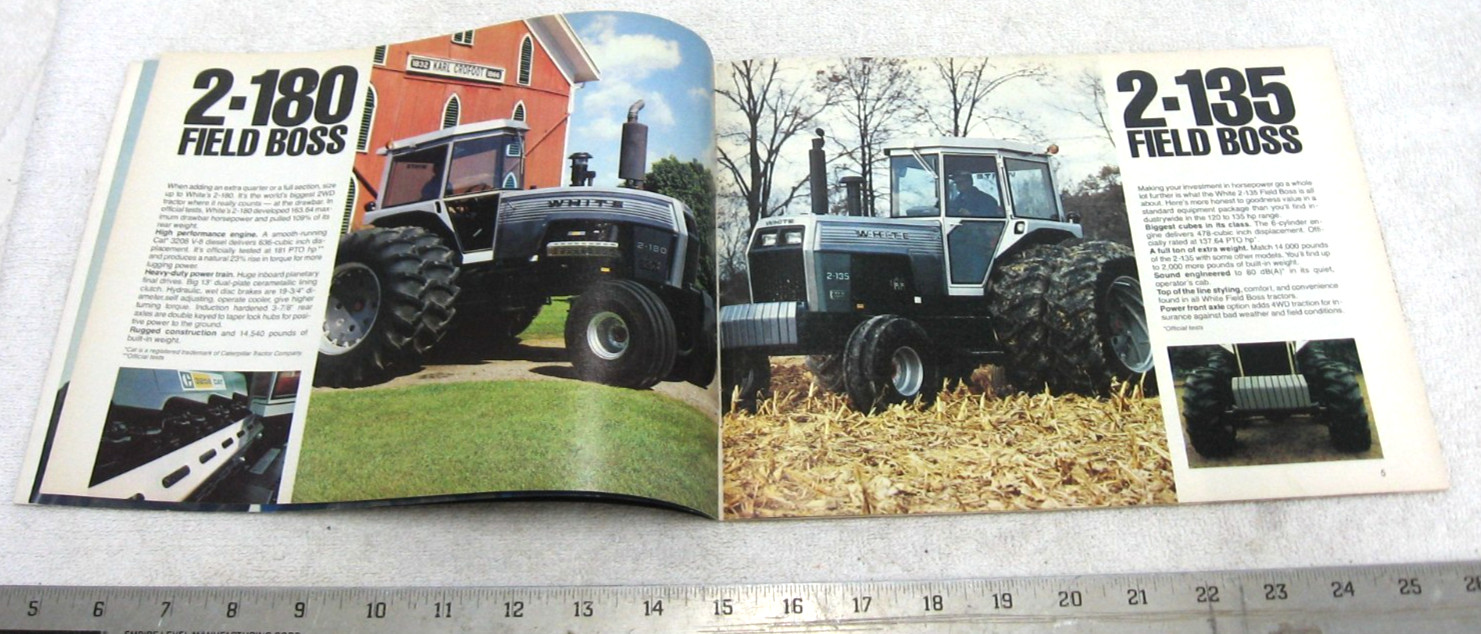RARE 1979 WHITE TRACTOR & EQUIPMENT BUYERS GUIDE FULLINE 2-155 180 135 4-210 150
