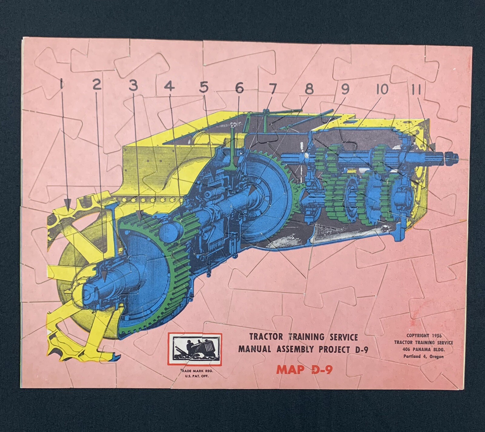 VTG Tractor Training Aid Service Repair Assembly NOS 1954/1956 Puzzle – Lot (6)