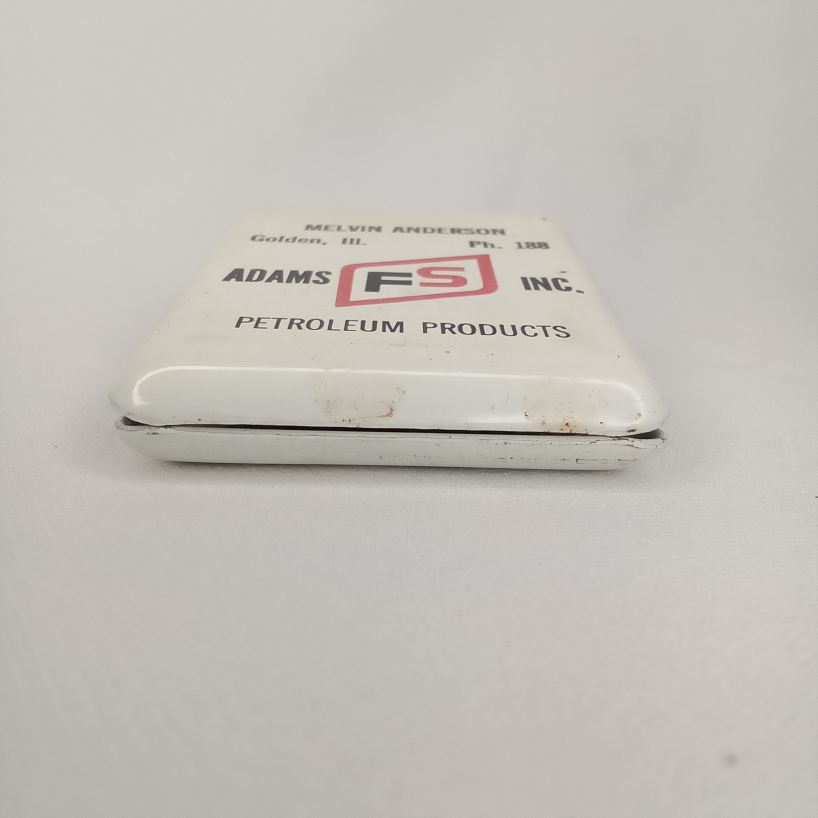 Vintage 1950s Agricultural Advertising Clip Adams FS Petroleum Golden Illinois