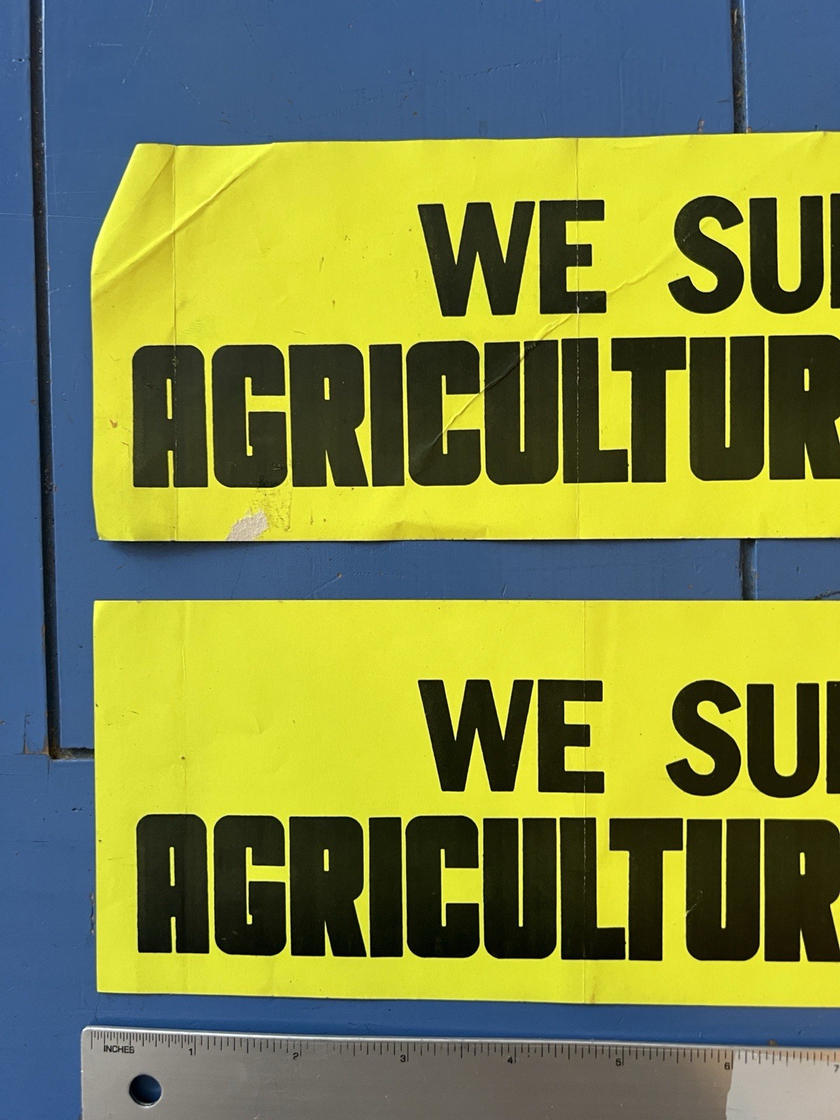 Vintage Farm Livestock Agricultural Bumper Sticker Lot, Austin Texas Farm Power