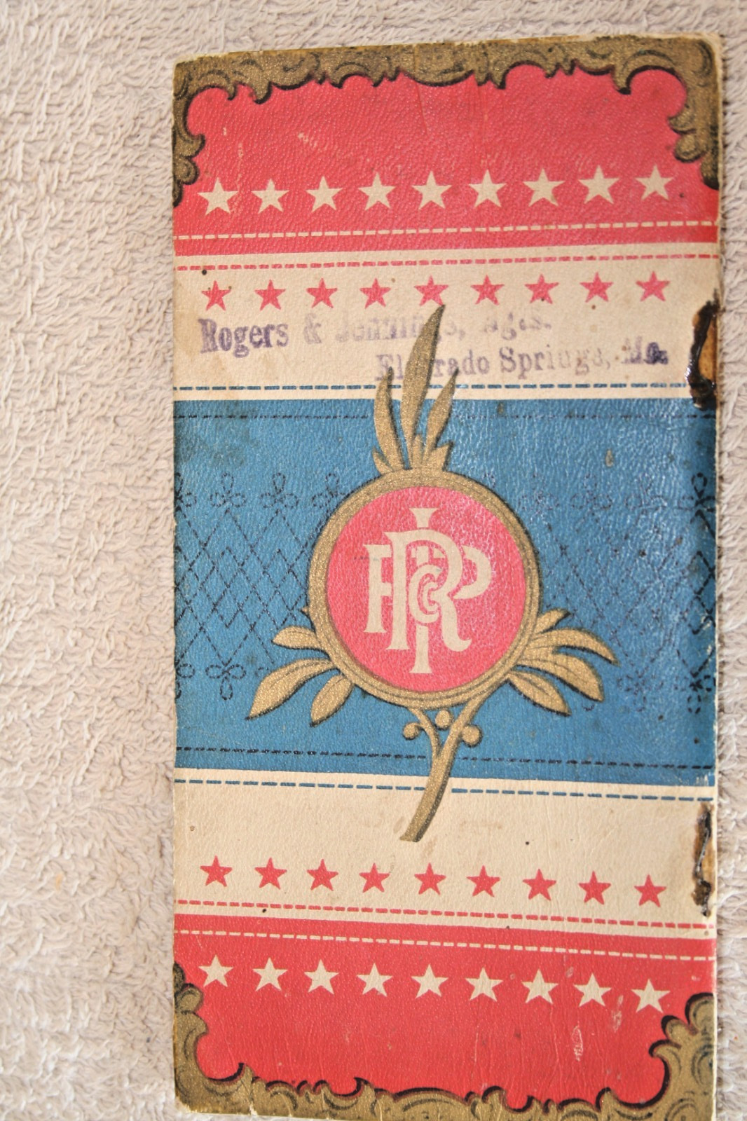 ROCK ISLAND PLOW C0. POCKET LEDGER 1902