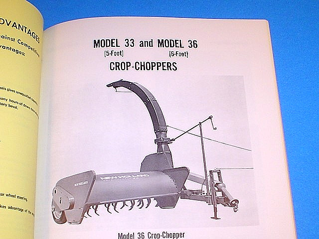 108 PAGES VTG 1968 SPERRY RAND NEW HOLLAND FORAGE EQUIPMENT PRODUCT BOOK CATALOG