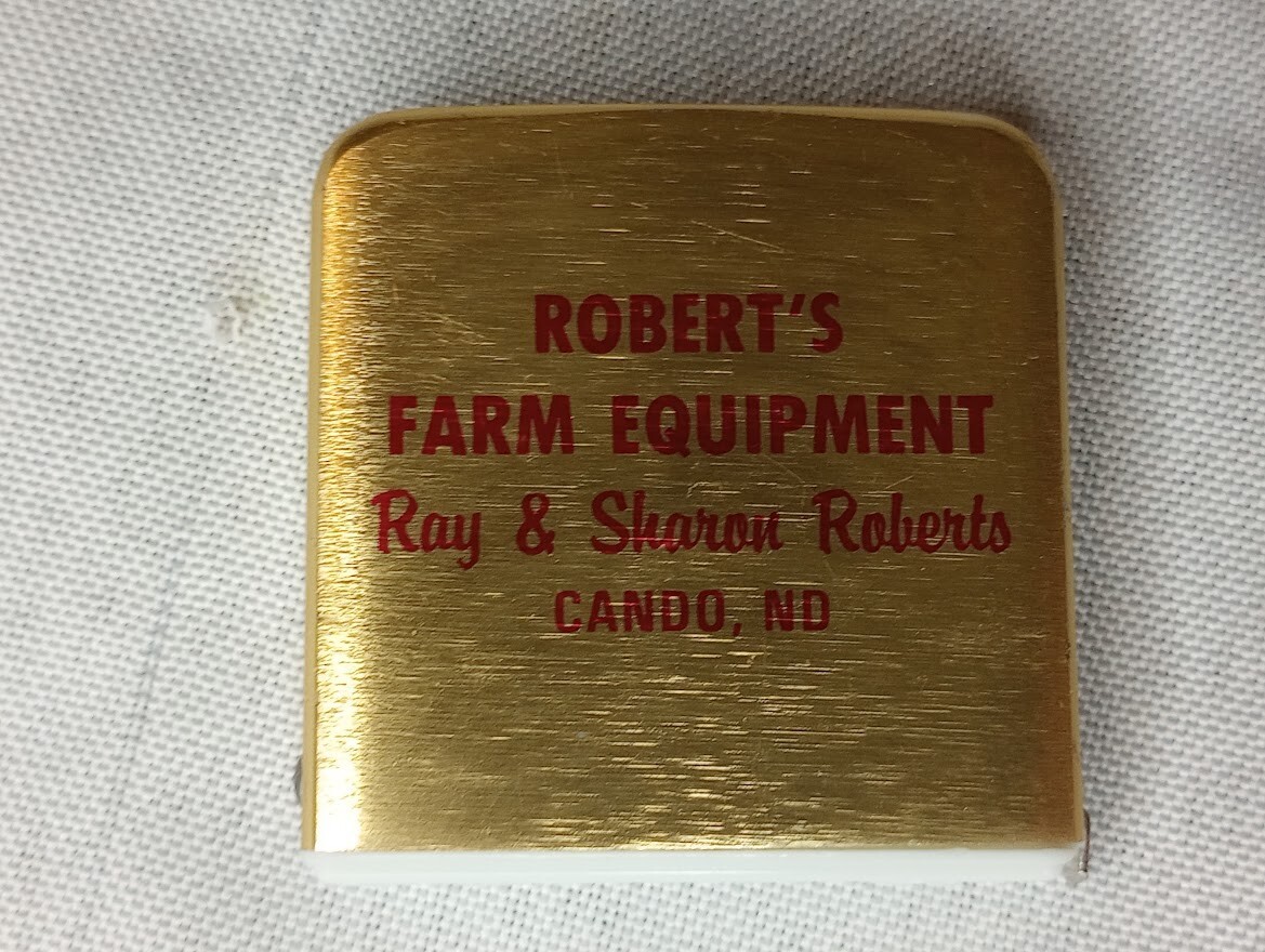 —1979 50th anniversary Morris farm equipment tape measure Cando North Dakota