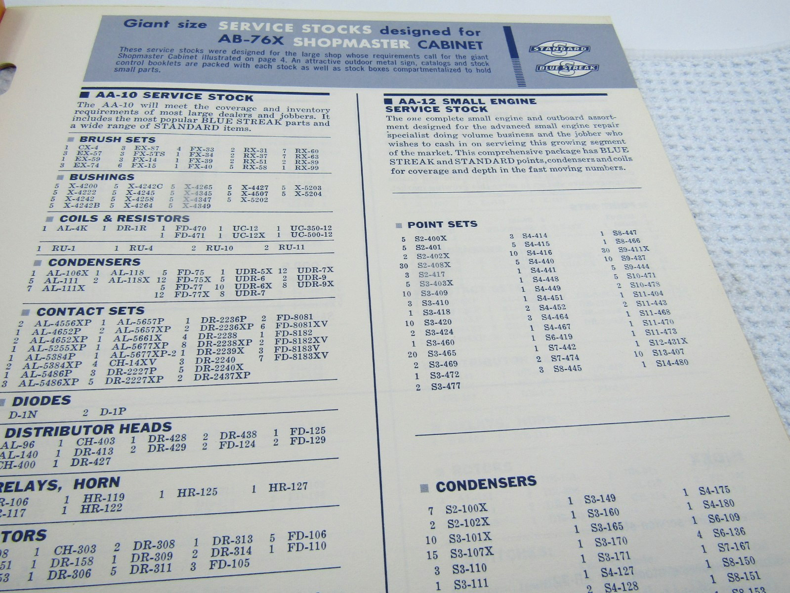VTG 1969 Standard Blue Streak Stockmaster Plan Catalog & Dealer Bonus