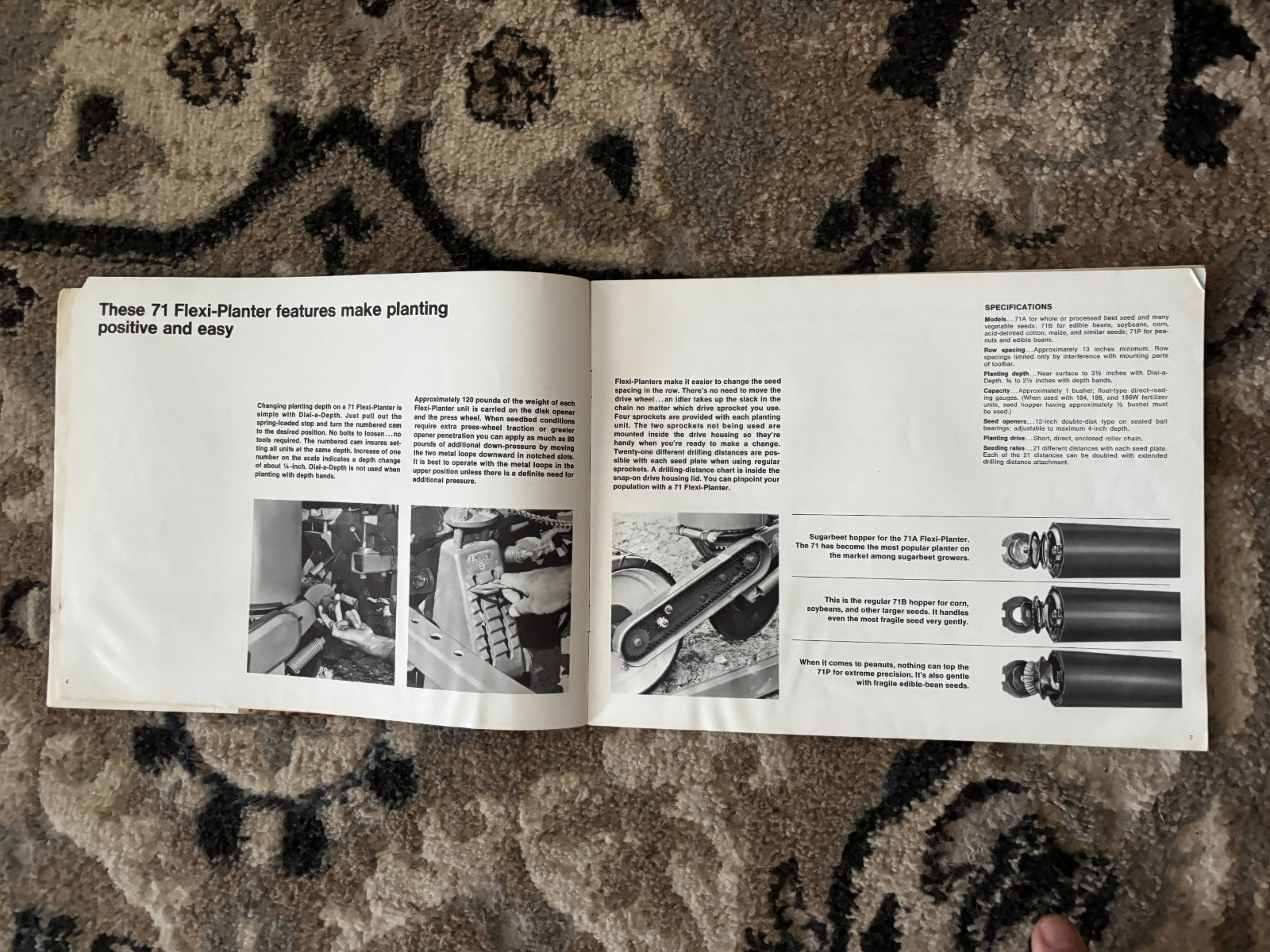 John Deere Unit Planters for 1969 Brochure DCPA26