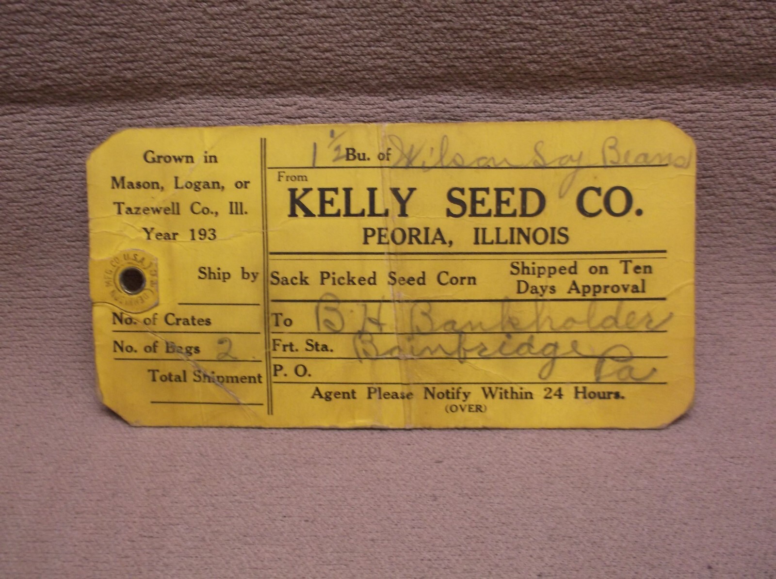 VINTAGE 11 PC FARM LOT AGRICO KELLY SEED ARMOUR AMCO HOG DEKALB BARN PLAQUE