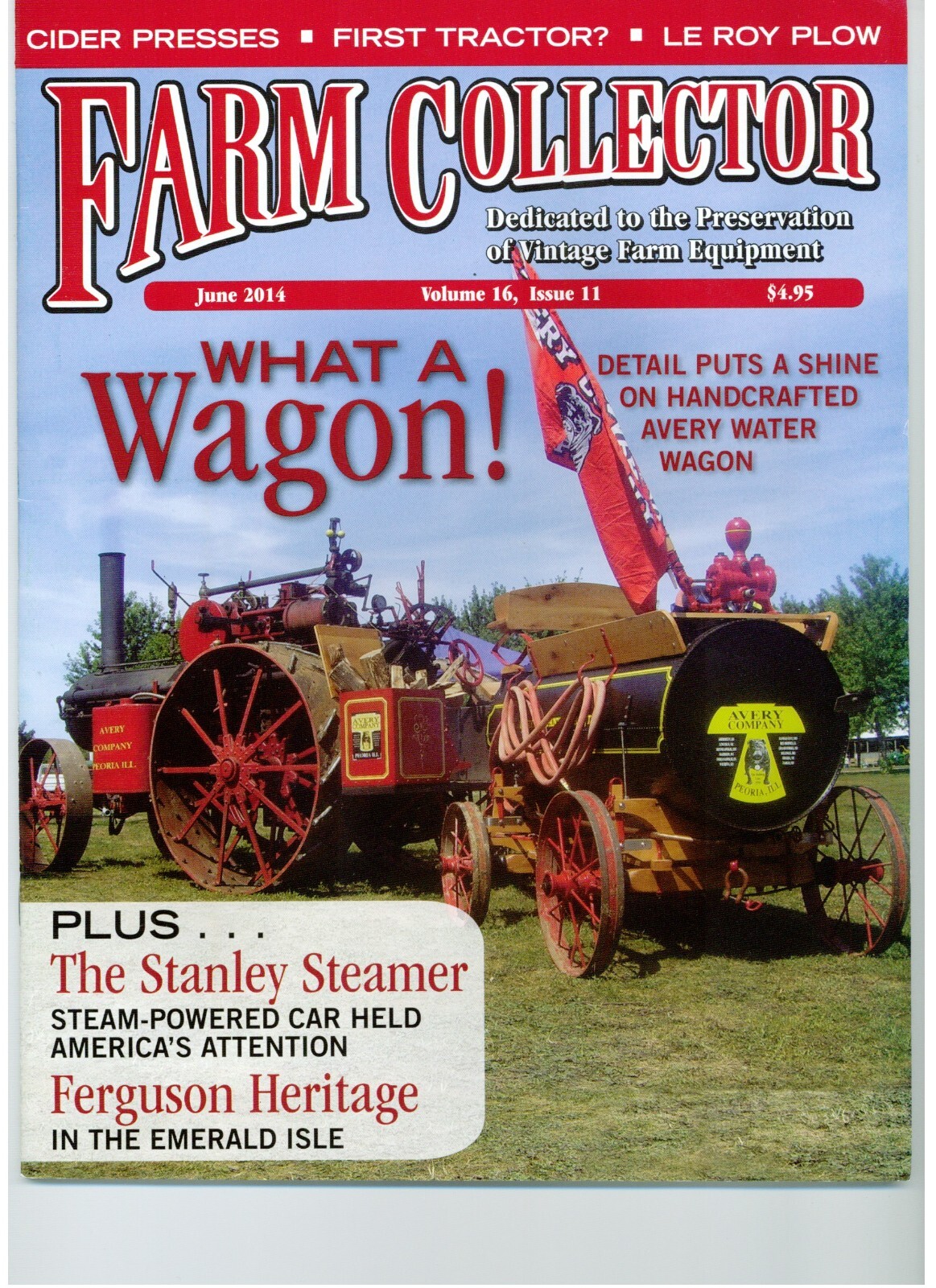 Stanley Steamer Car, Ohio Cider Press, Charter Traction Engine, Ferguson Tractor