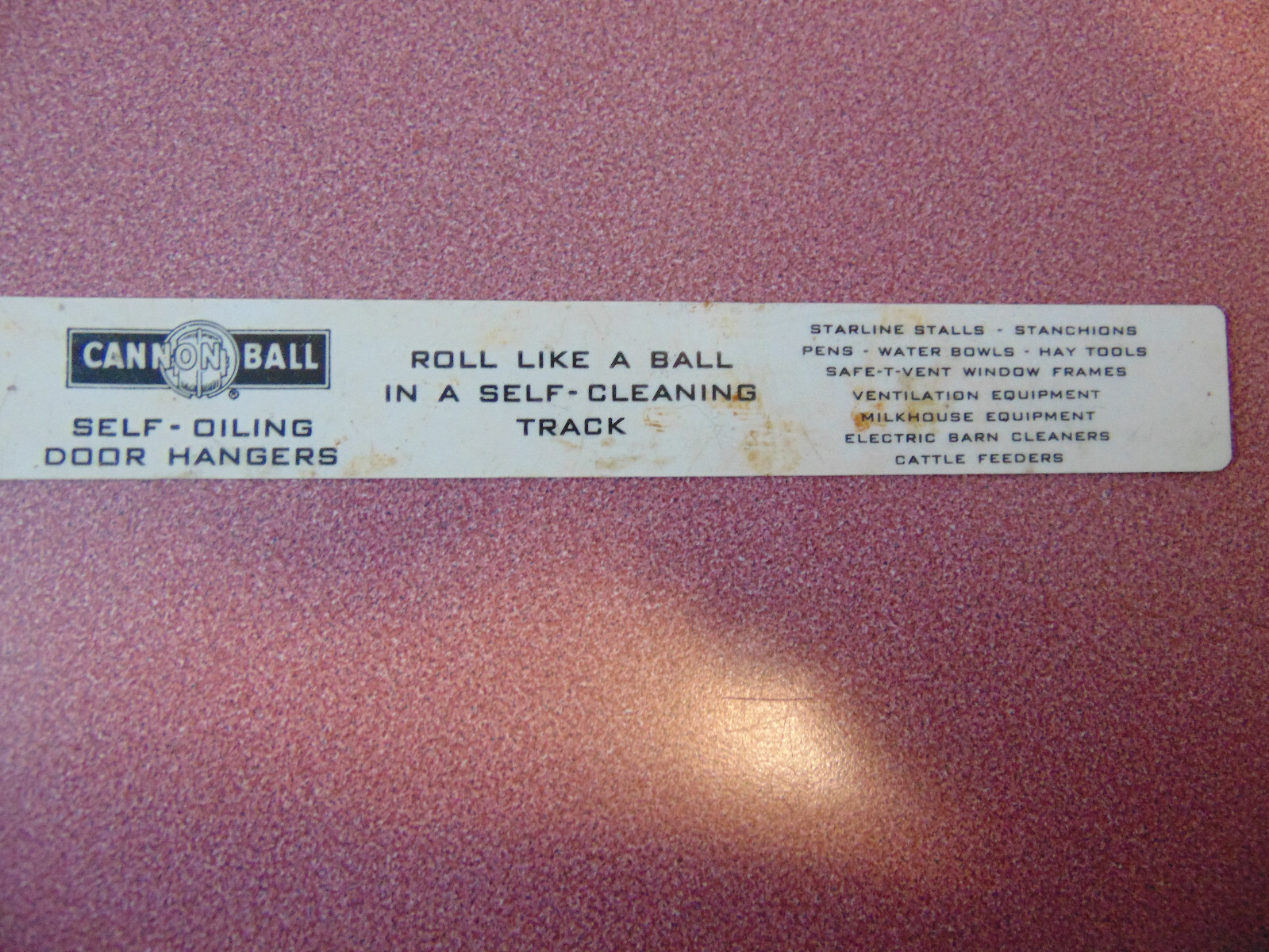 Farm Building Equipment Harvard, Illinois 6&Prime; Plastic Ruler/ Albany 5 N.Y.