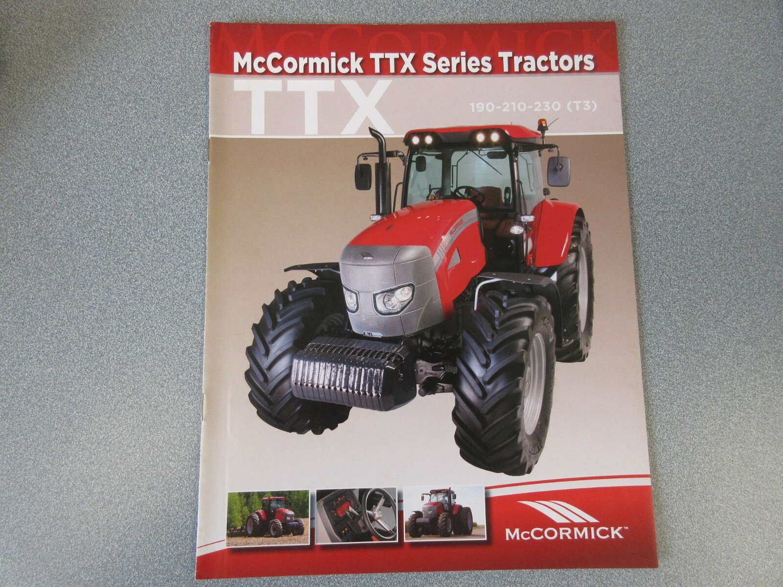 McCormick TTX 190-210-230 (T3) Tractor Brochure 8 Page