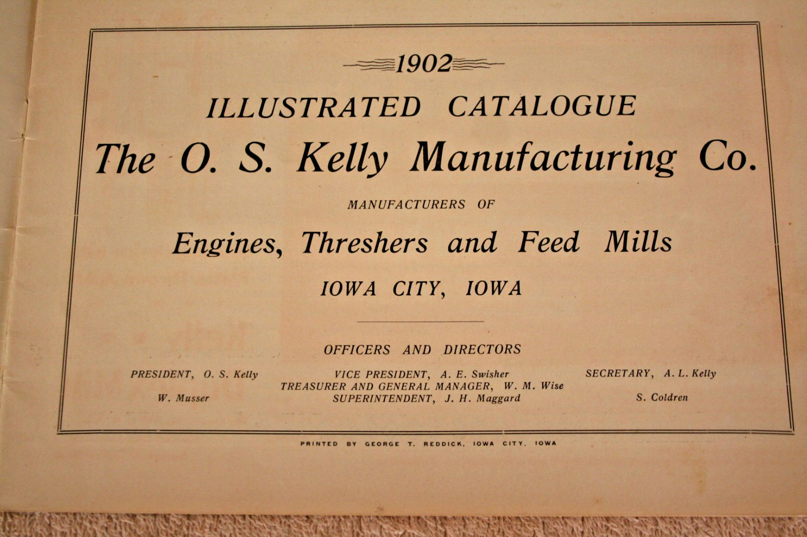 KELLY TRACTORS 1902 75/100