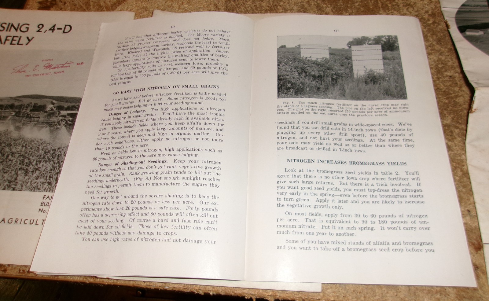 4-lot 1940&rsquo;s-50&rsquo;s Iowa State USDA assorted bulletins in good shape used