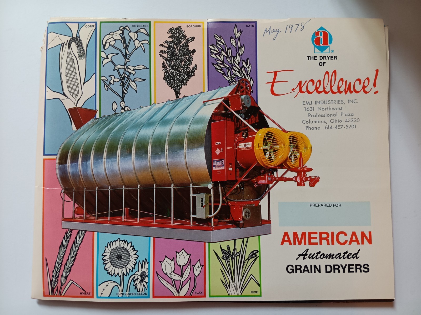 American Farm Equipment Co Sales Advertising Folder With Flyers 1978