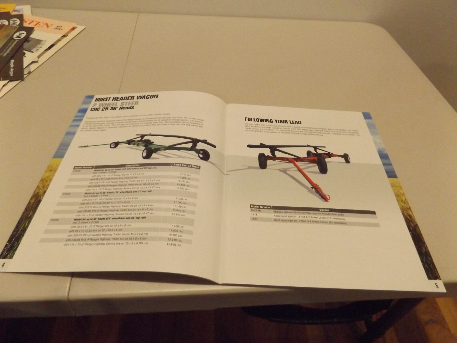 HORST WAGONS 2014 PRODUCT CATALOGUE, LIT # Ver. 6.0 December 2013