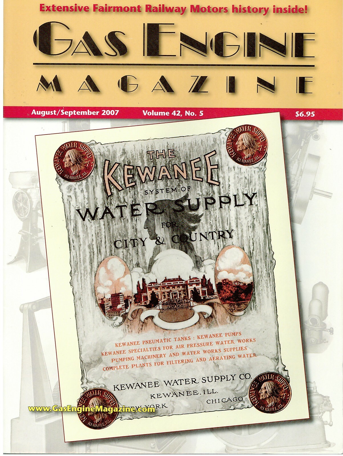Kawanee Engines, Fairbanks-Morse Power Station, Farmont Railway Motor Engine Mfg