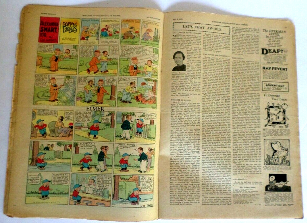Vintage Wisconsin Agriculturist and Farmer Magazine July 3 & Sept 25, 1937 Issue
