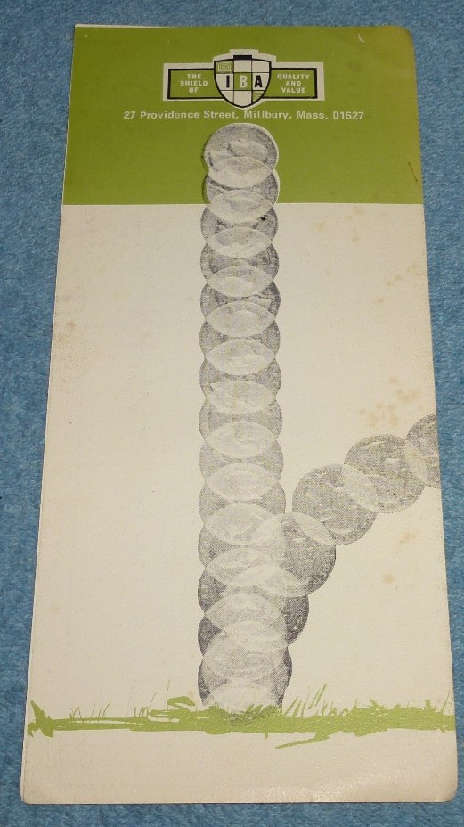 Vtg IBA Dairy Supply Advertising Brochure Calf Health & Immunization Program