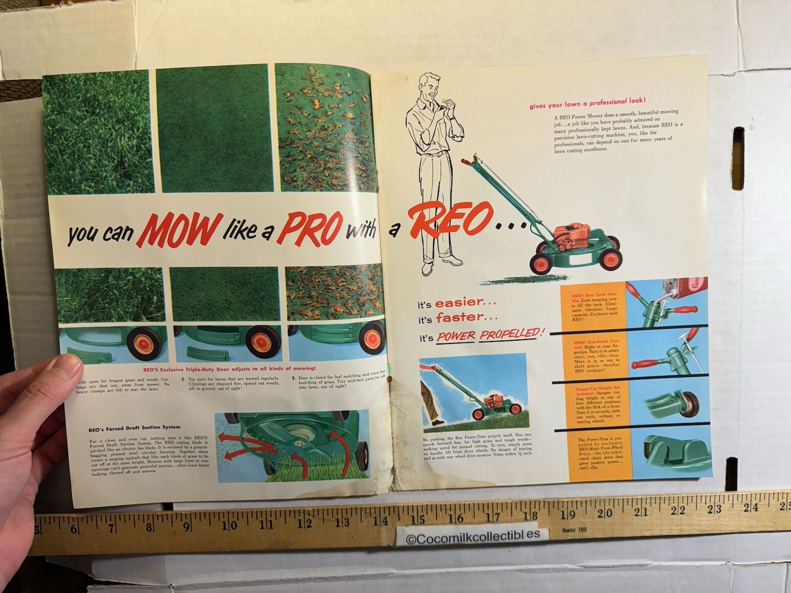 Vintage Give Your Lawn The Professional Touch With A Reo Lansing MI Brochure