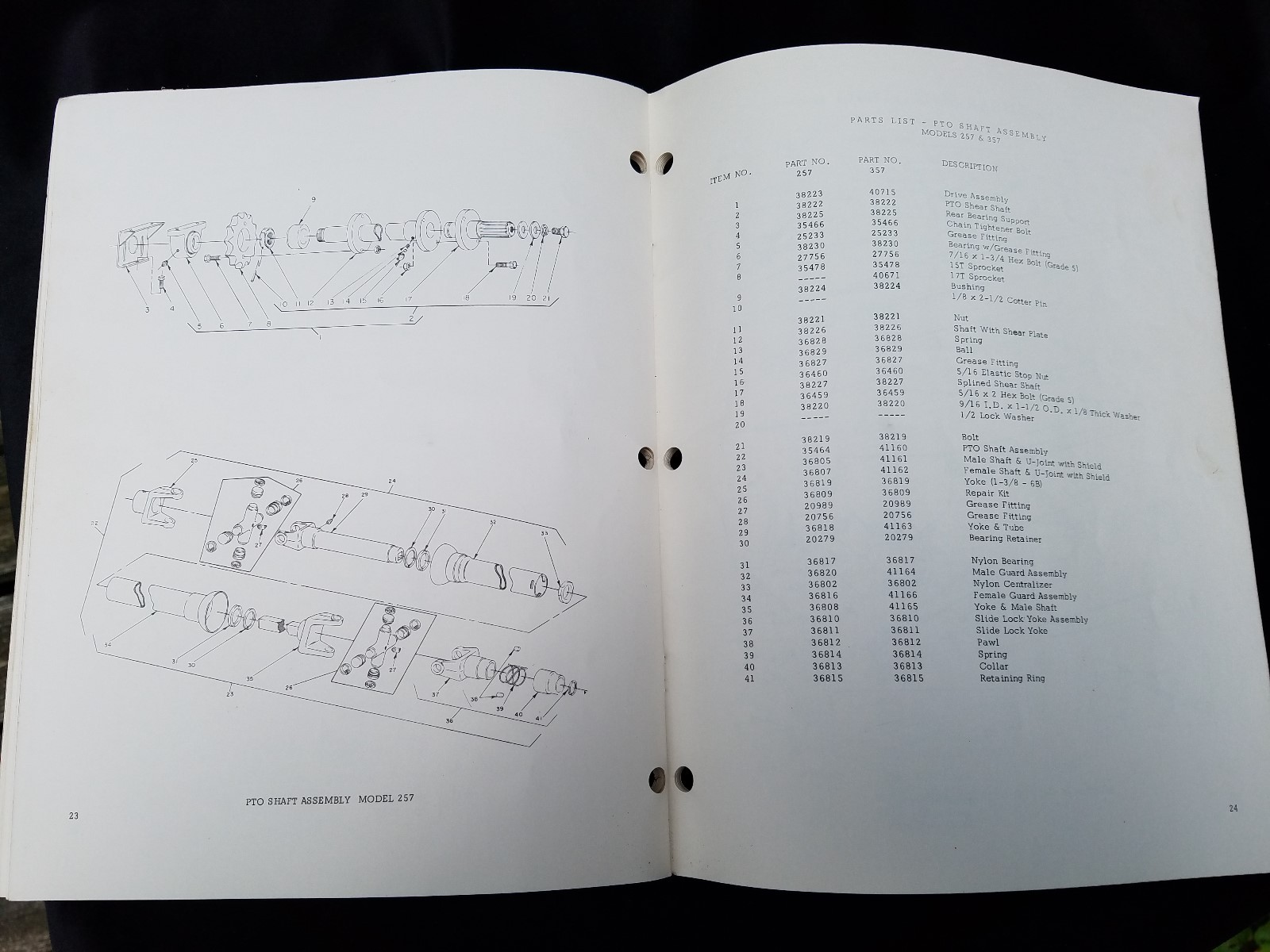 1975 Owner&rsquo;s Manual HAWK BILT Manure Spreaders SS 400 Hawk Bilt Co Vinton Iowa