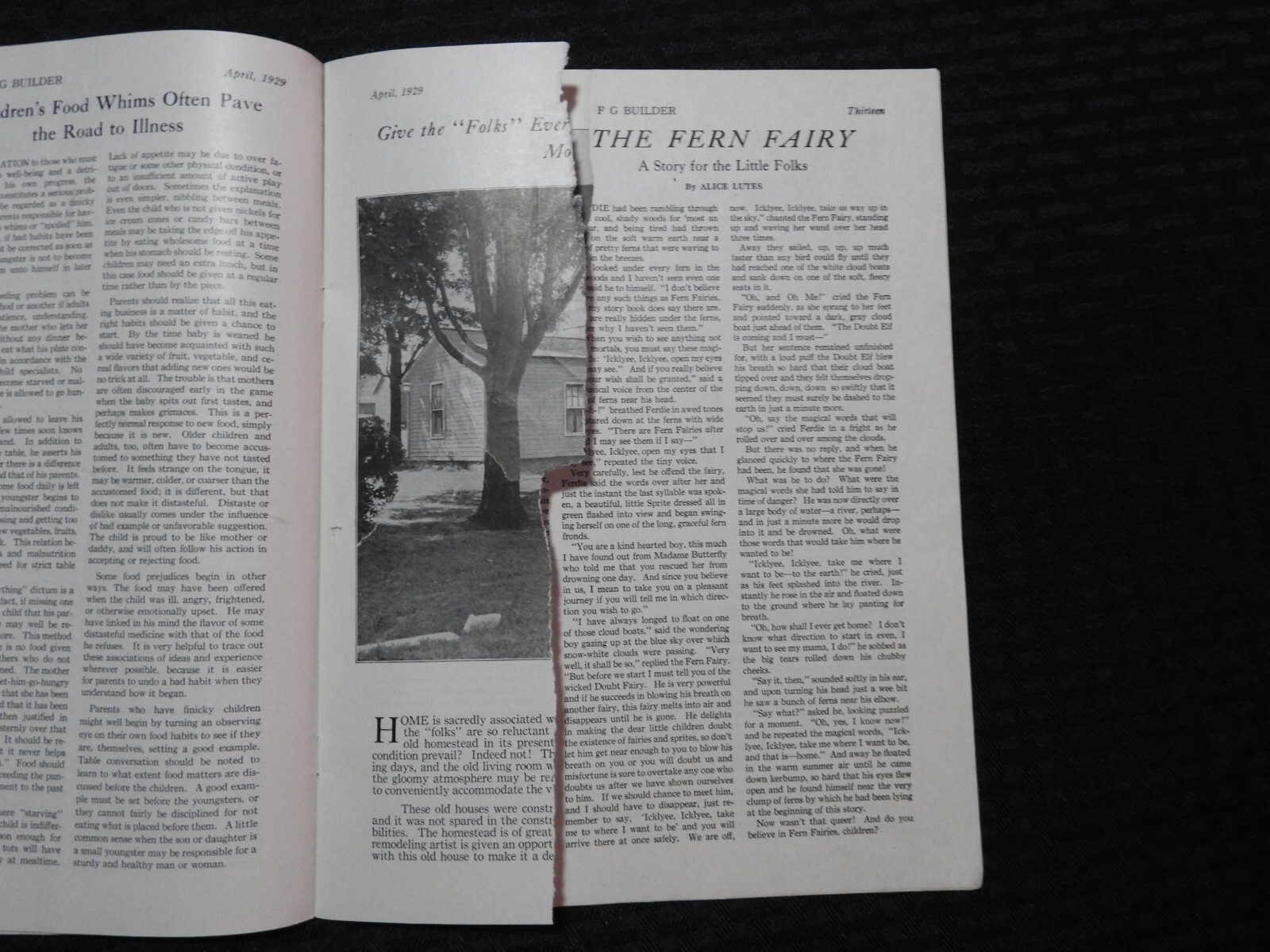 FG Builder January 1929 Fuller Goodman Co. Oshkosh Wisconsin Vol. 4 #4 Magazine