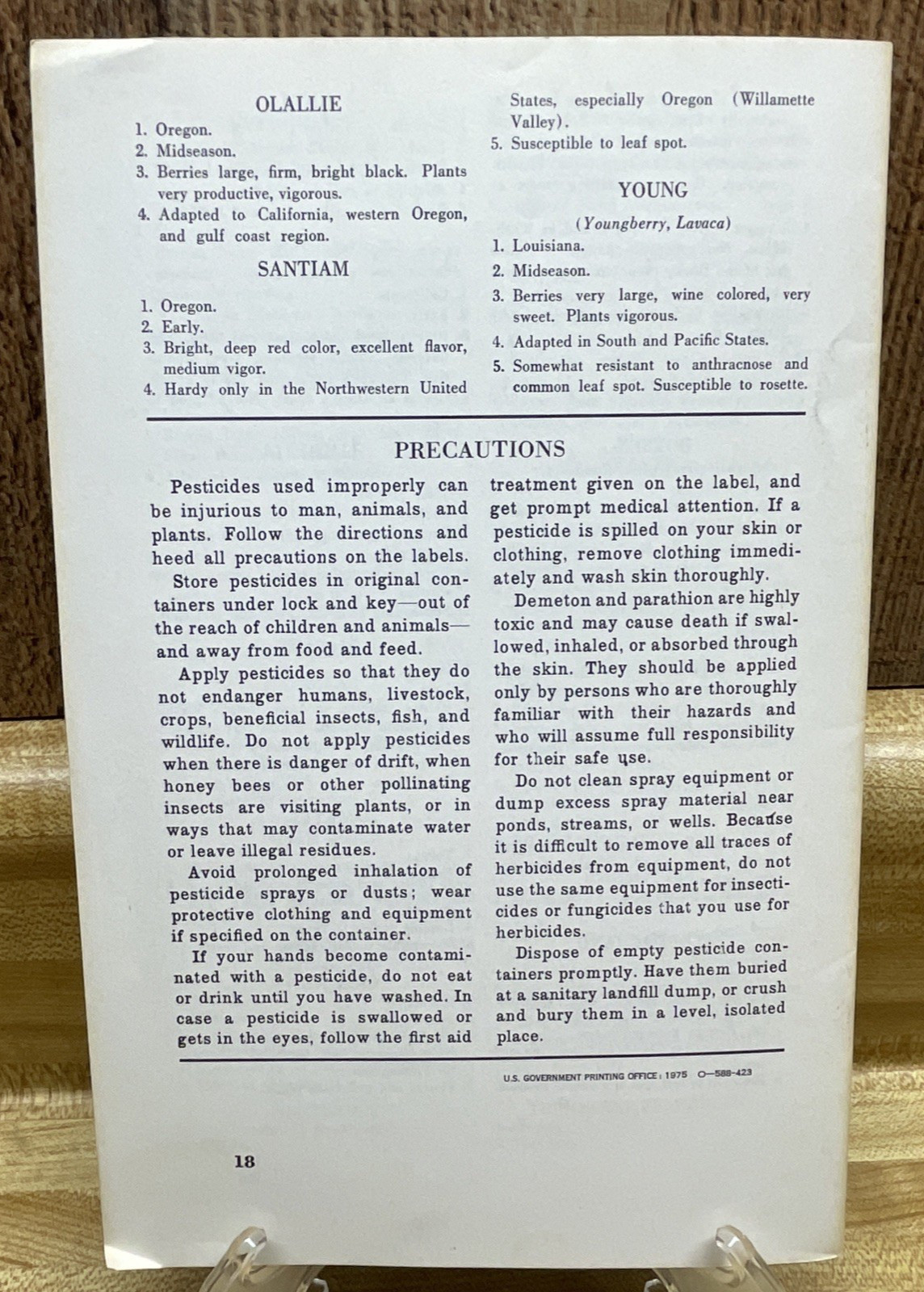 US Department Of Agriculture Farmers’ Bulletin Fruit Soil Birds Lot Of (7) Vtg